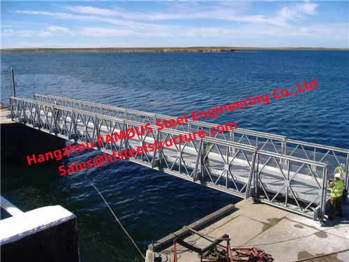 China 6 Tons Weight Hot Dip Galvanizing Delta Bridge Steel Structures Strengthened supplier